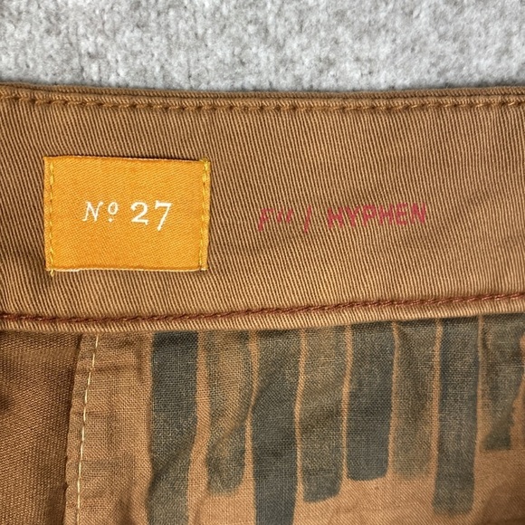 Pilcro Hyphen embroidered shorts tan size 27 boho cottagecore Aztec embroidery - Picture 3 of 10